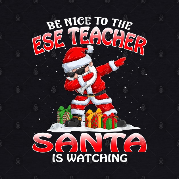 Be Nice To The Ese Teacher Santa is Watching by intelus